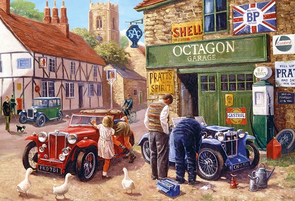 Gibsons (G3089) - Kevin Walsh: "Octagon Garage" - 500 pieces puzzle
