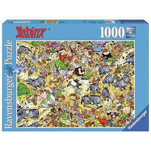 Ravensburger (19163) - "Asterix Hunting Boar" - 1000 pieces puzzle