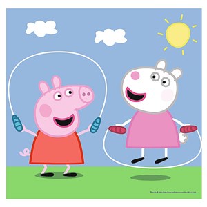 Trefl (34813) - "Peppa Pig" - 20 36 50 pieces puzzle