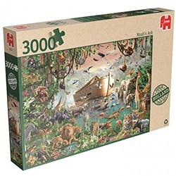 Jumbo (18326) - "Noah's Ark" - 3000 pieces puzzle