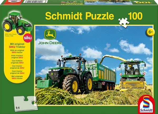 Schmidt Spiele (56044) - "John Deere, 7310R" - 100 pieces puzzle