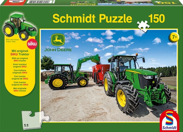 Schmidt Spiele (56045) - "John Deere, Tractor 5M Serie" - 150 pieces puzzle