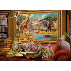 Schmidt Spiele (59335) - Jan Patrik Krasny: "The Savannah" - 1000 pieces puzzle