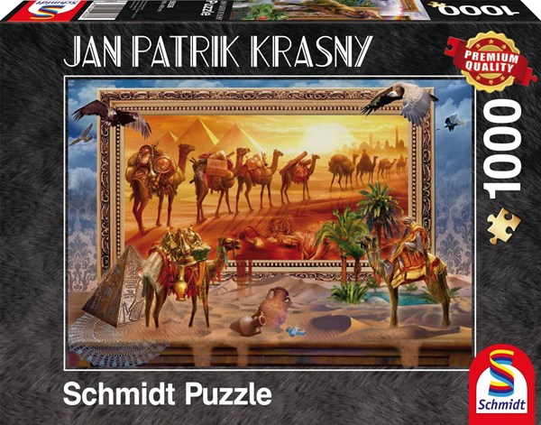 Schmidt Spiele (59338) - Jan Patrik Krasny: "The Desert" - 1000 pieces puzzle