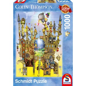 Schmidt Spiele (59354) - Colin Thompson: "Castle in the Air" - 1000 pieces puzzle