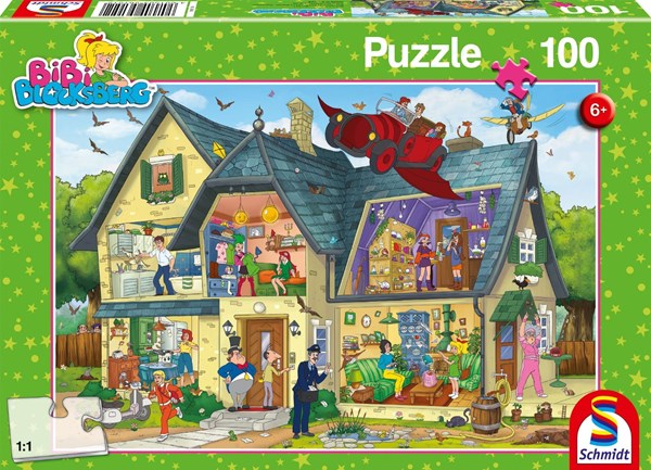 Schmidt Spiele (56151) - "Bibi Blocksberg" - 100 pieces puzzle
