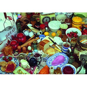 Ravensburger (19583) - "Cooking up a Feast" - 1000 pieces puzzle