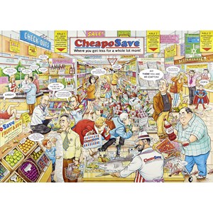 Ravensburger (19587) - "The Supermarket" - 1000 pieces puzzle