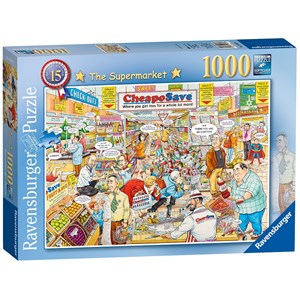 Ravensburger (19587) - "The Supermarket" - 1000 pieces puzzle
