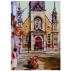 Ravensburger (19626) - Carole Spandau: "Chapelle Bon-Secours, Montréal" - 1000 pieces puzzle