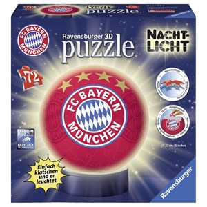 Ravensburger (12177) - "FC Bayern" - 72 pieces puzzle