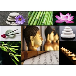 Grafika (T-00044) - "Collage, Zen Atmosphere" - 1000 pieces puzzle