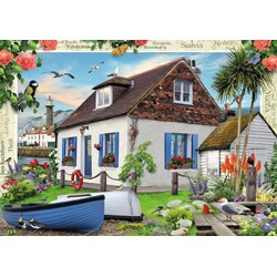 Ravensburger (19219) - "Fisherman's Cottage" - 1000 pieces puzzle