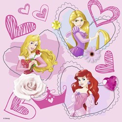 Ravensburger (07008) - "Disney Princess" - 25 36 49 pieces puzzle