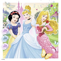 Ravensburger (07008) - "Disney Princess" - 25 36 49 pieces puzzle