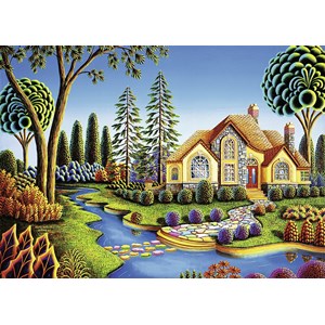 Ravensburger (13567) - Andy Russell: "Cottage Dream" - 300 pieces puzzle