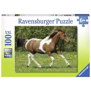 Ravensburger (10848) - "Galloping" - 100 pieces puzzle