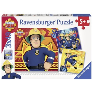 Ravensburger (09386) - "Fireman Sam" - 49 pieces puzzle