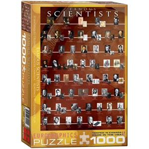 Eurographics (6000-2000) - "Famous Scientists" - 1000 pieces puzzle