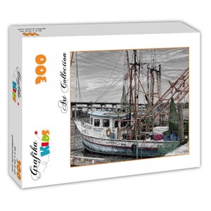 Grafika Kids (00565) - "Fishing Boat" - 300 pieces puzzle