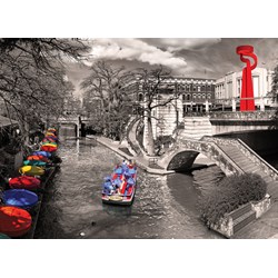Eurographics (6000-0664) - "San Antonio River Walk" - 1000 pieces puzzle
