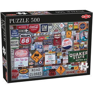 Tactic (53341) - "Logos" - 500 pieces puzzle