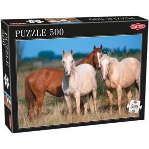 Tactic (53560) - "Horses" - 500 pieces puzzle