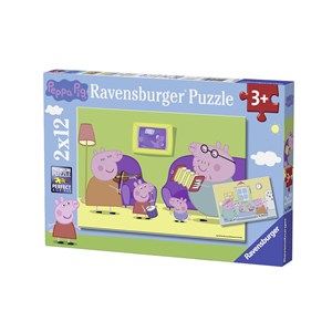 Ravensburger (07596) - "Peppa Pig" - 12 pieces puzzle