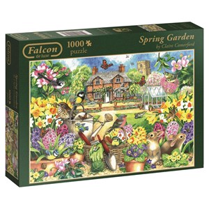 Falcon (11106) - Claire Comerford: "Spring Garden" - 1000 pieces puzzle