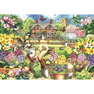 Falcon (11106) - Claire Comerford: "Spring Garden" - 1000 pieces puzzle