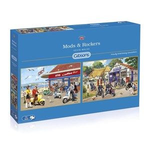 Gibsons (G5036) - "Mods and Rockers" - 500 pieces puzzle