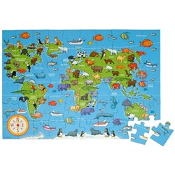 Ravensburger (07072) - "Animals of the World" - 60 pieces puzzle