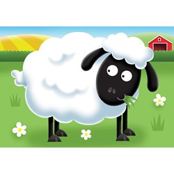 Ravensburger (07302) - "On the Farm" - 2 3 4 5 pieces puzzle