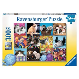 Ravensburger (13197) - "Cats Collage" - 300 pieces puzzle