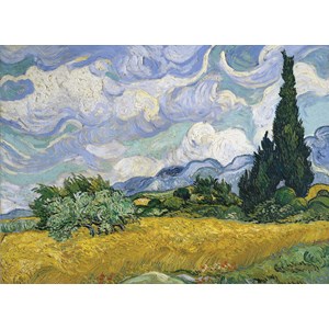 Eurographics (6000-5307) - Vincent van Gogh: "Wheat Field with Cypresses" - 1000 pieces puzzle