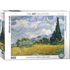 Eurographics (6000-5307) - Vincent van Gogh: "Wheat Field with Cypresses" - 1000 pieces puzzle