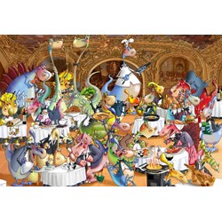 Grafika Kids (00923) - François Ruyer: "Restaurant" - 12 pieces puzzle