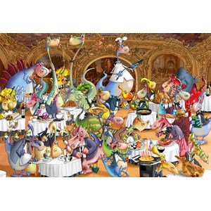 Grafika Kids (00923) - François Ruyer: "Restaurant" - 12 pieces puzzle