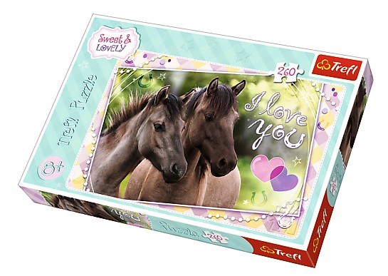 Trefl (13213) - "I Love You" - 260 pieces puzzle