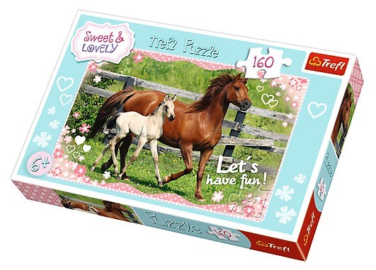 Trefl (15331) - "Horses" - 160 pieces puzzle