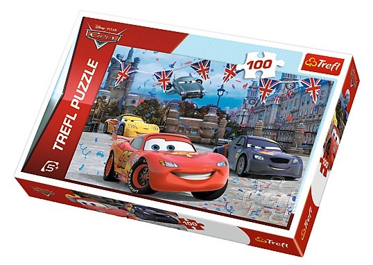 Trefl (16295) - "Race in London" - 100 pieces puzzle