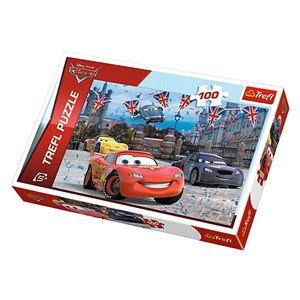 Trefl (16295) - "Race in London" - 100 pieces puzzle