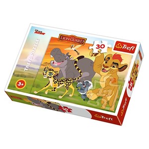 Trefl (18210) - "Lion Guard" - 30 pieces puzzle