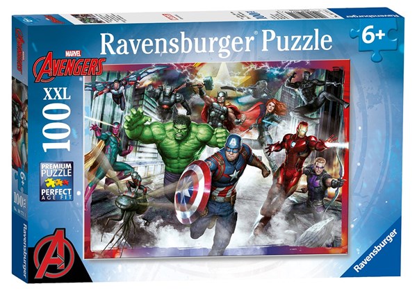 Ravensburger (10771) - "Avengers" - 100 pieces puzzle