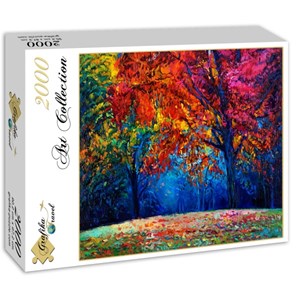 Grafika (01545) - "Autumn Forest" - 2000 pieces puzzle