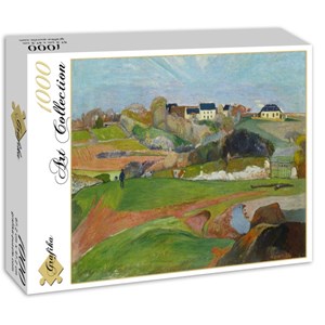Grafika (01588) - Paul Gauguin: "Le Pouldu, 1890" - 1000 pieces puzzle