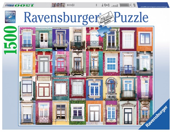 Ravensburger (16217) - "Portuguese Windows" - 1500 pieces puzzle