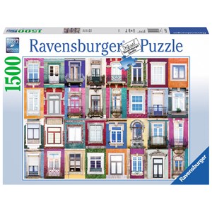 Ravensburger (16217) - "Portuguese Windows" - 1500 pieces puzzle