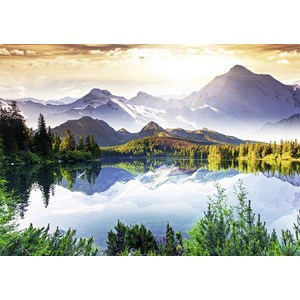 Ravensburger (19901) - "Sunny Mountain Landscape" - 1200 pieces puzzle