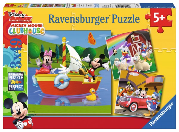 Ravensburger (09357) - "Everyone Loves Mickey" - 49 pieces puzzle